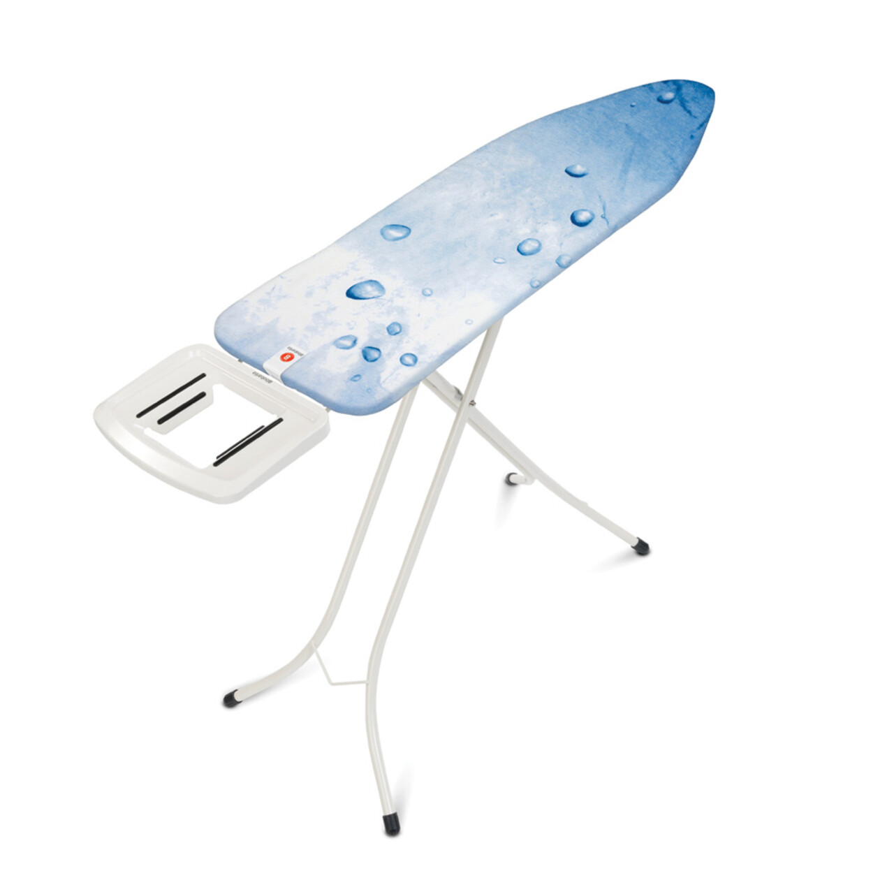 Masa de calcat, Brabantia B, Ice Water, 124x38 cm, 7 pozitii de reglare, otel/bumbac - imagine 5